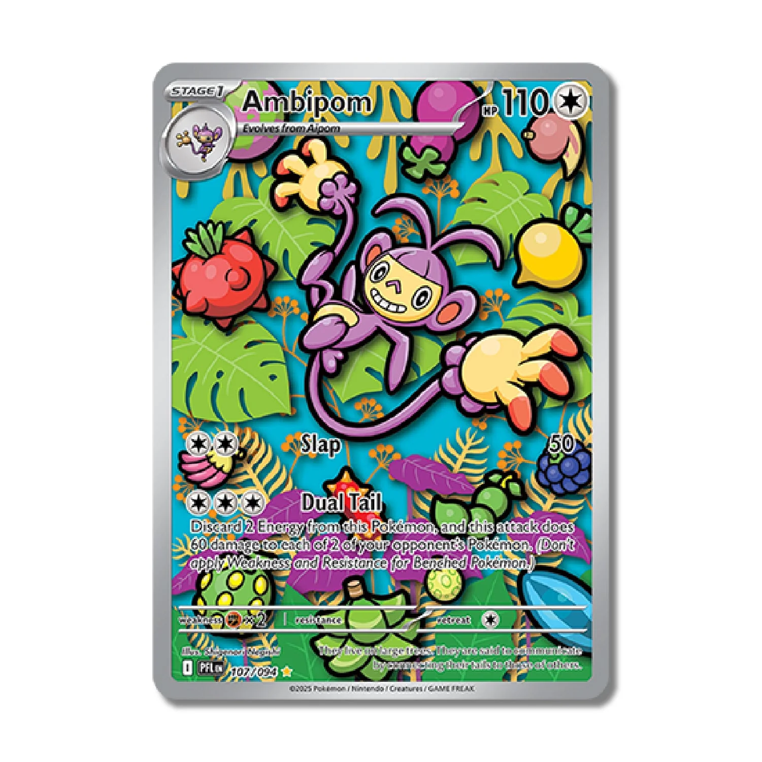 Ambipom #107 - Phantasmal Flames