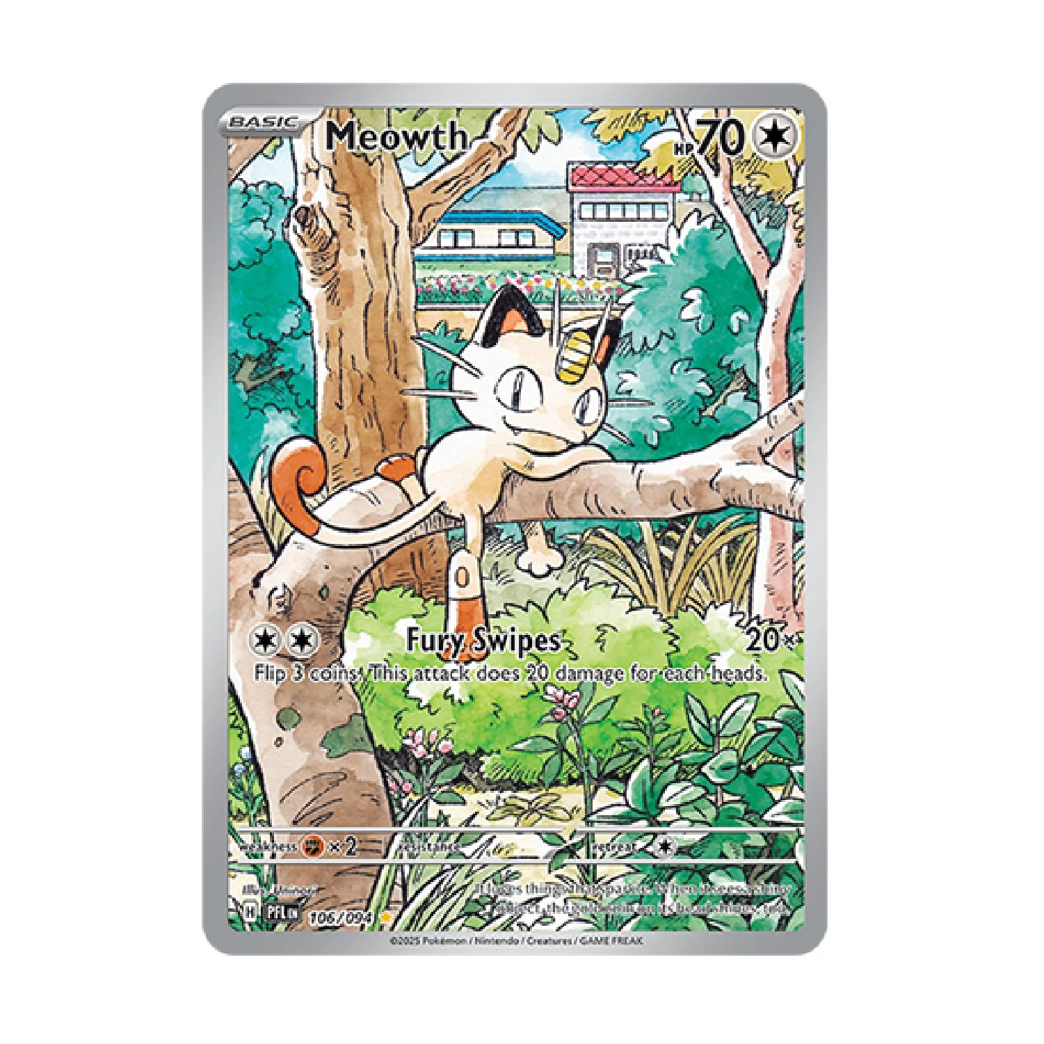Meowth #106 - Phantasmal Flames