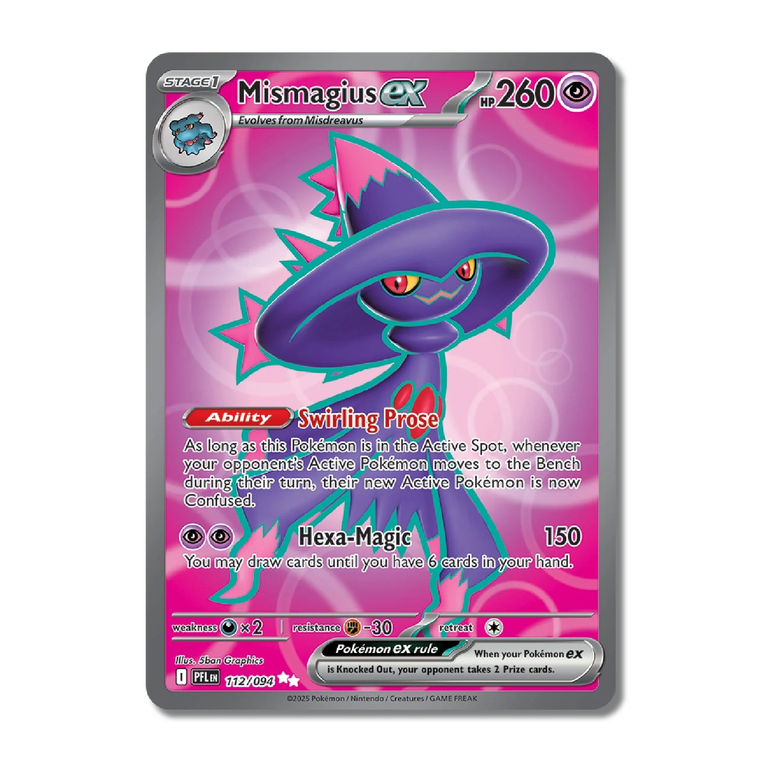 Mismagius ex #112 - Phantasmal Flames