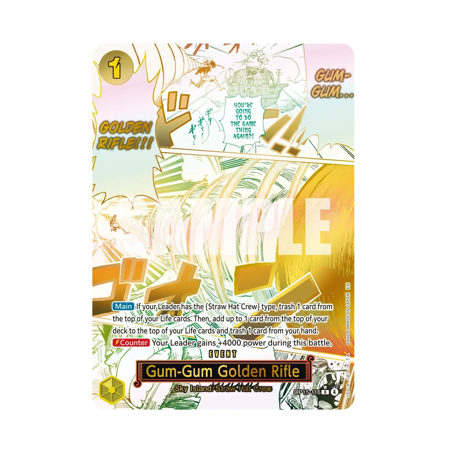 One Piece Card Game: OP-15 - Adventure on Kami's Island Booster Box - Image 3
