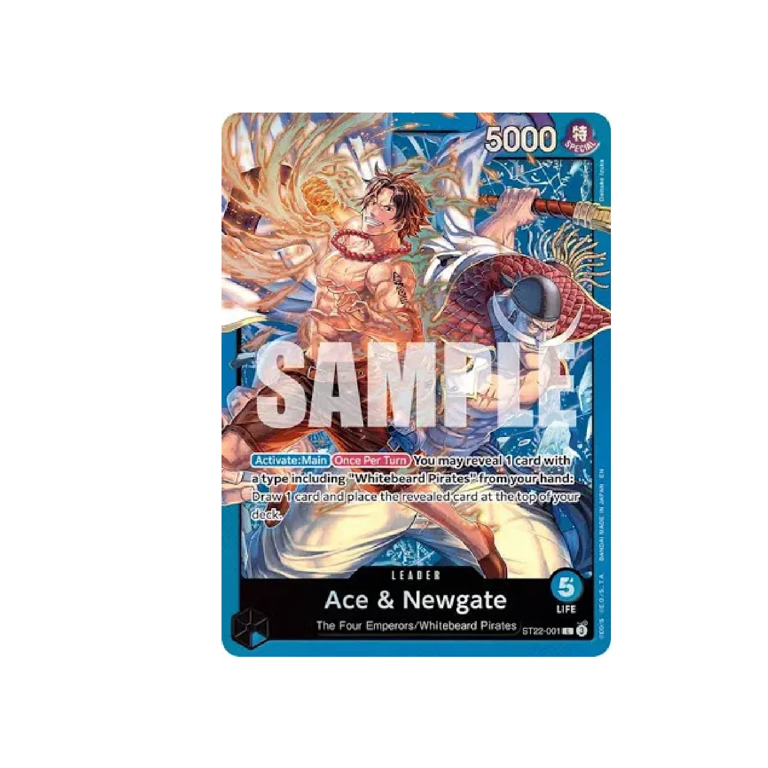One Piece Card Game: ST-22 - Ace & Newgate - Starter Deck - Image 2
