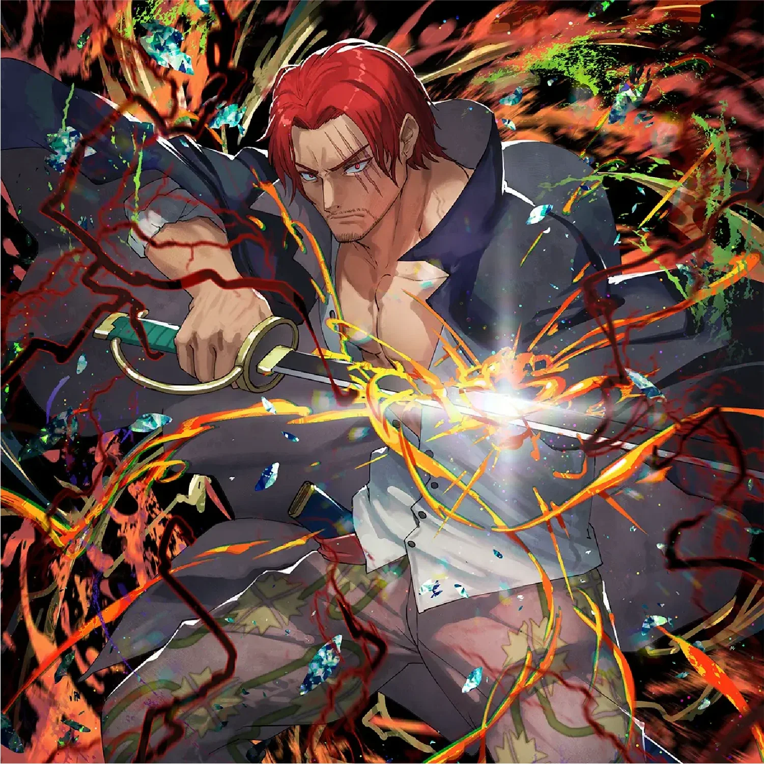 One Piece Card Game: ST-23 RED Shanks - Starter Deck - Image 5