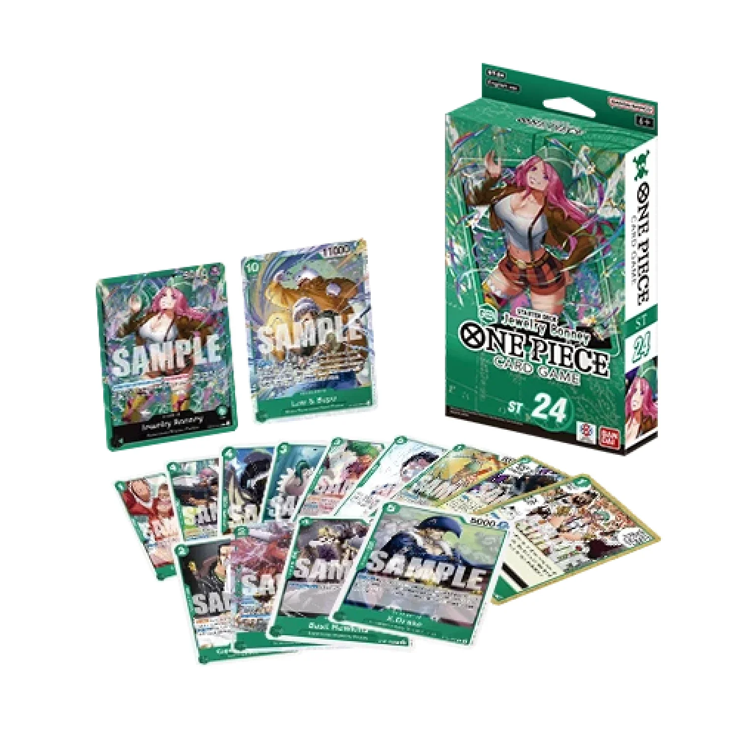 One Piece Card Game: ST-24 GREEN Jewelry Bonney - Starter Deck - Image 2