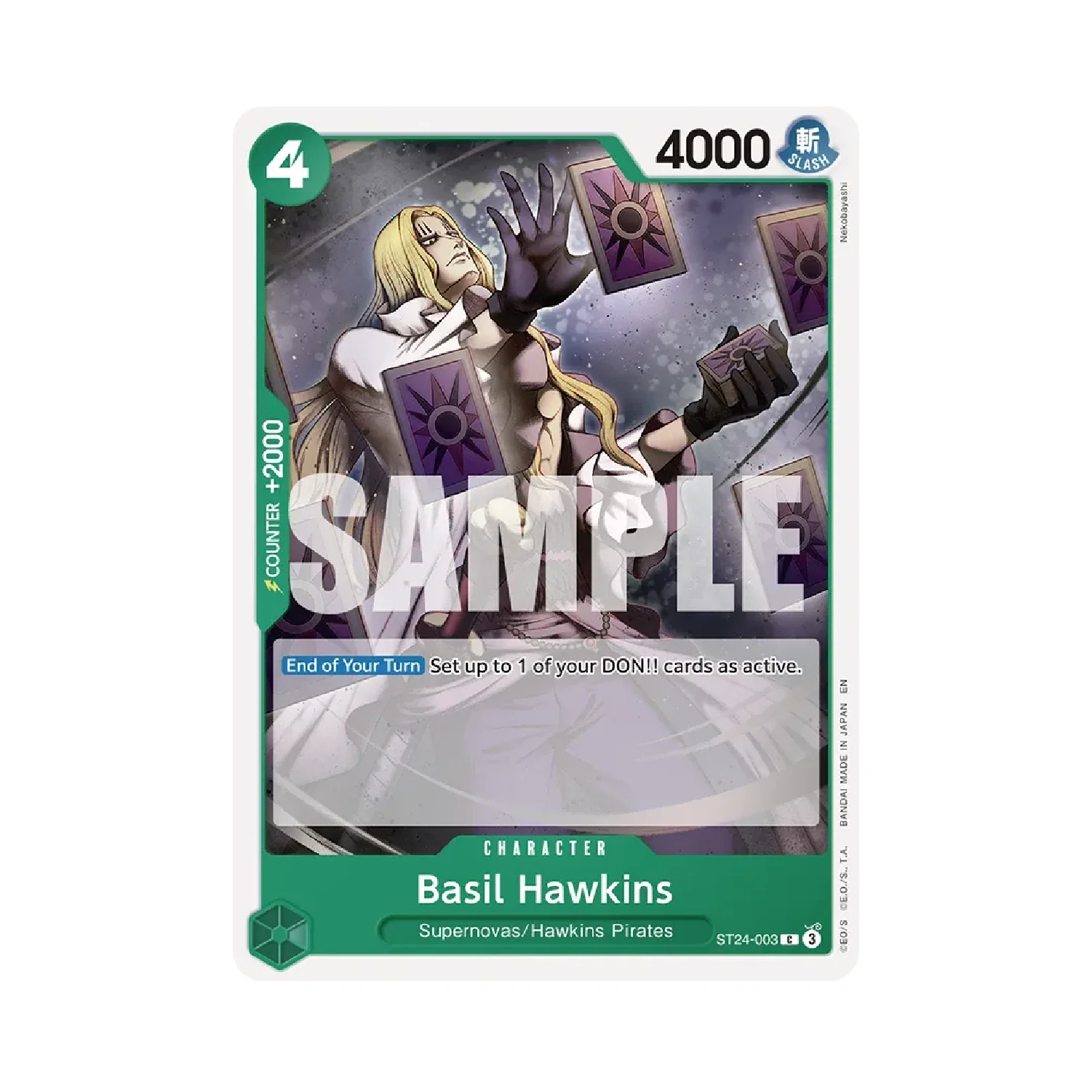 One Piece Card Game: ST-24 GREEN Jewelry Bonney - Starter Deck - Image 6