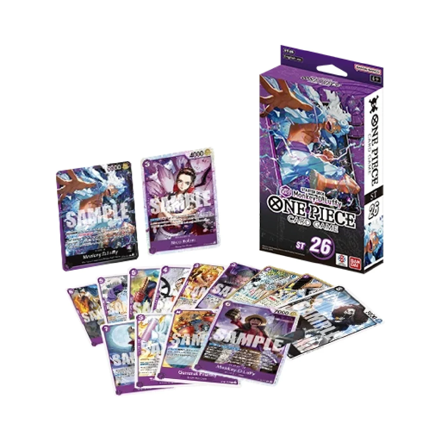 One Piece Card Game: ST-26 -PURPLE/BLACK Monkey.D.Luffy - Starter Deck - Image 2