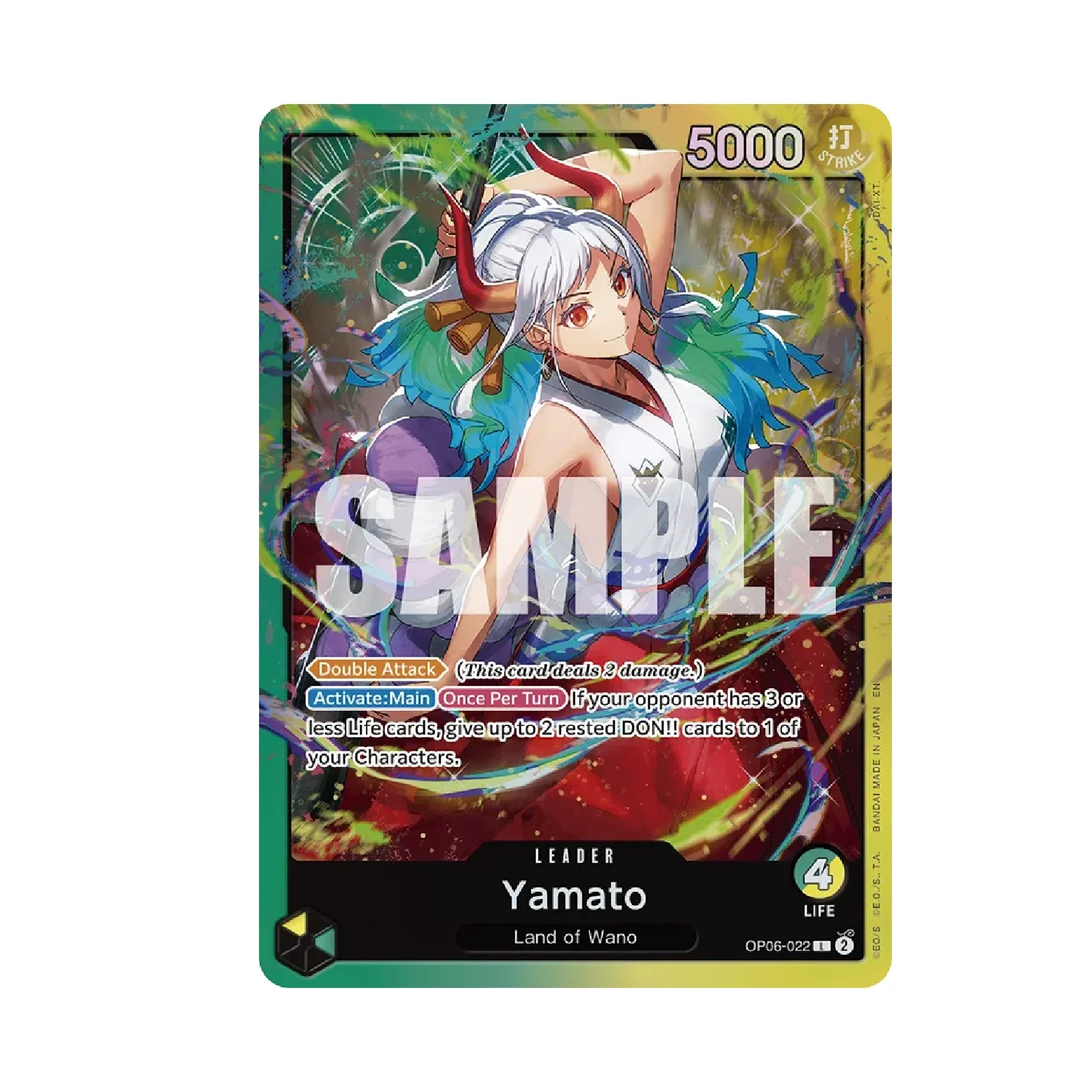 One Piece Card Game: ST-28 Green/Yellow Yamato - Starter Deck - Image 4