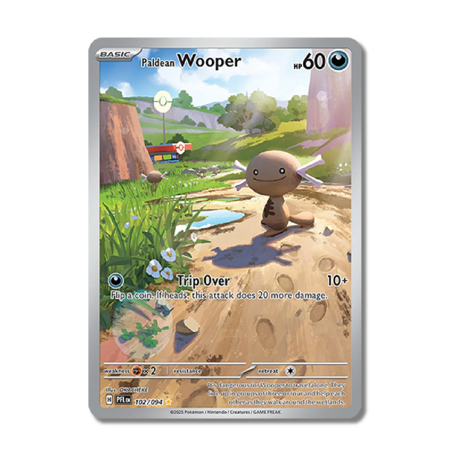 Paldean Wooper #102 - Phantasmal Flames