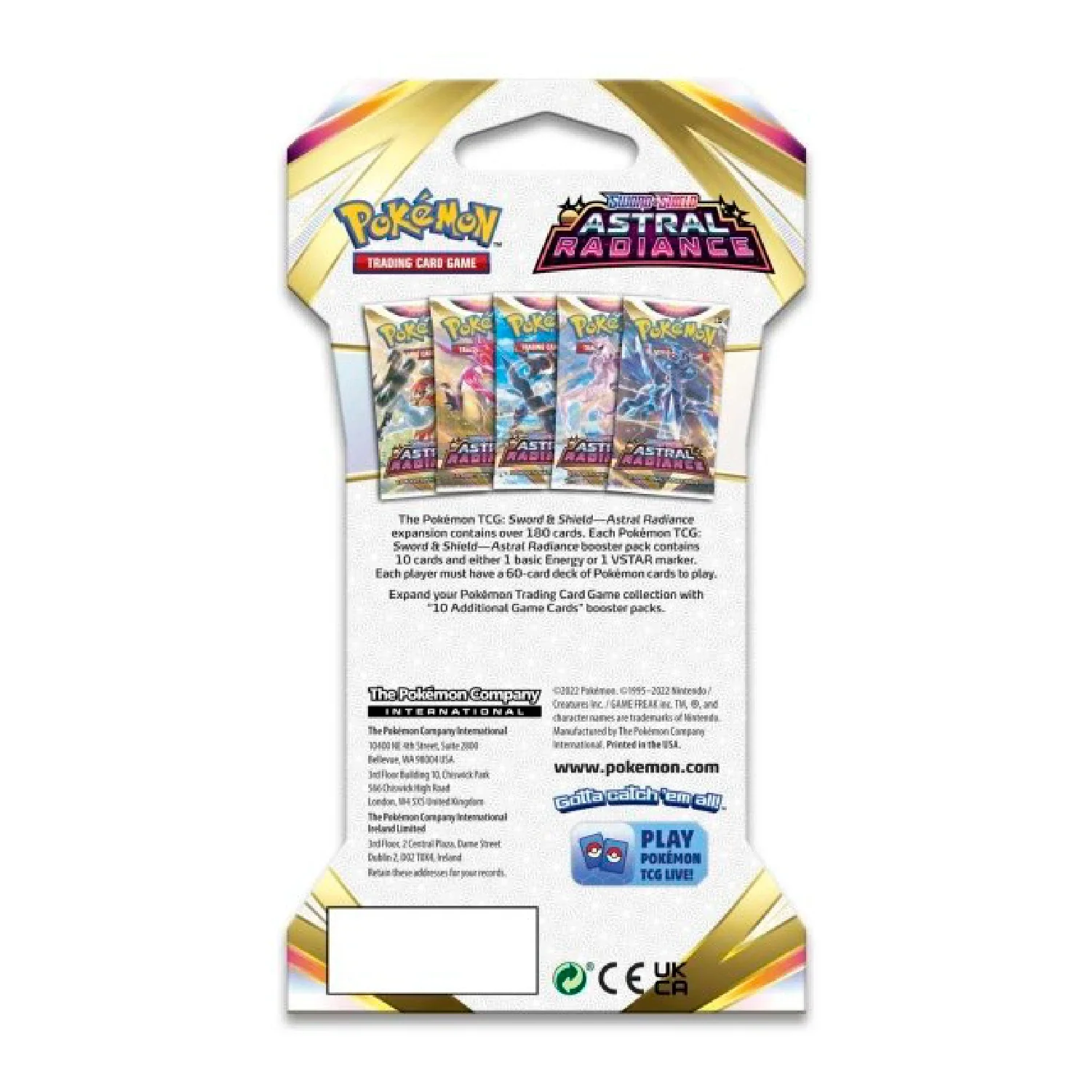 Pokemon TCG: Astral Radiance Sleeved Booster Pack - Image 4