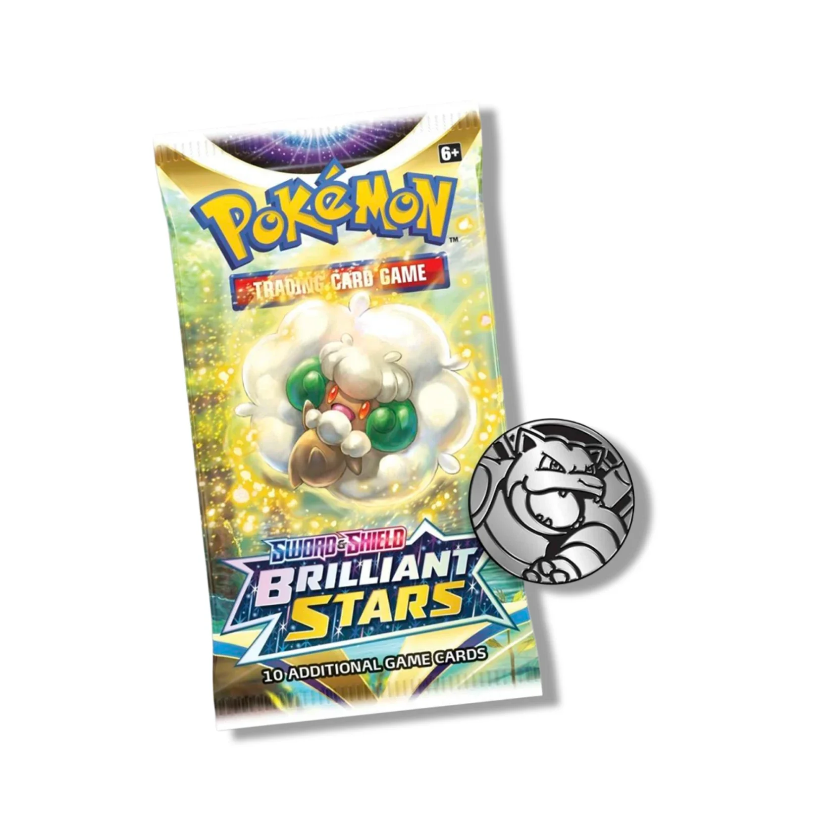 Pokemon TCG: Brilliant Stars 3 Booster Packs - Leafeon Promo - Image 3