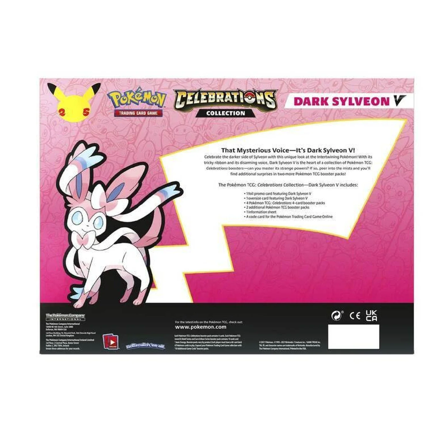 Pokemon TCG: Celebrations Collection Box - Dark Sylveon V - Image 3