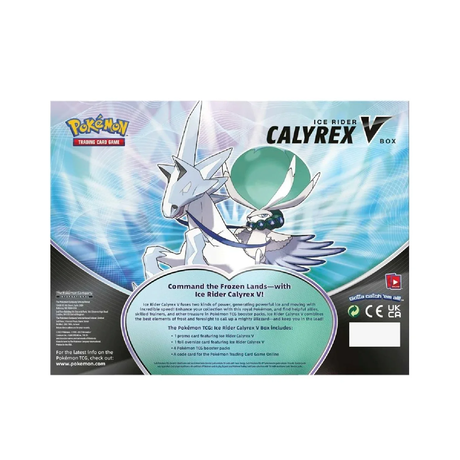 Pokemon TCG: Chilling Reign Ice Rider Calyrex V Collection Box - Image 4