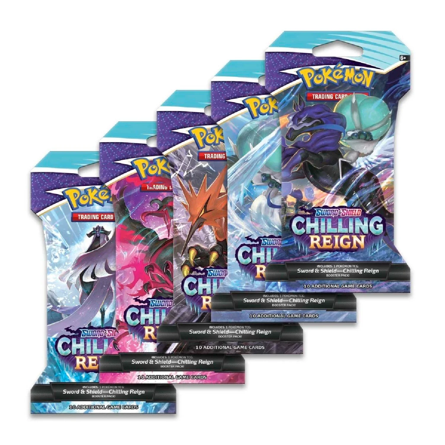 Pokemon TCG: Chilling Reign Sleeved Booster Pack - Image 6