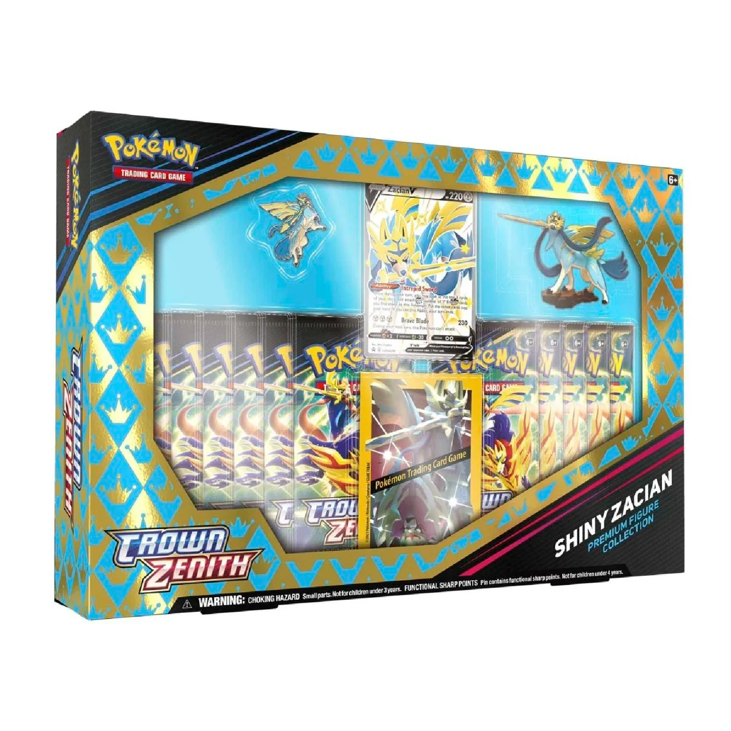 Pokemon TCG: Crown Zenith Premium Figure Collection (Shiny Zacian)