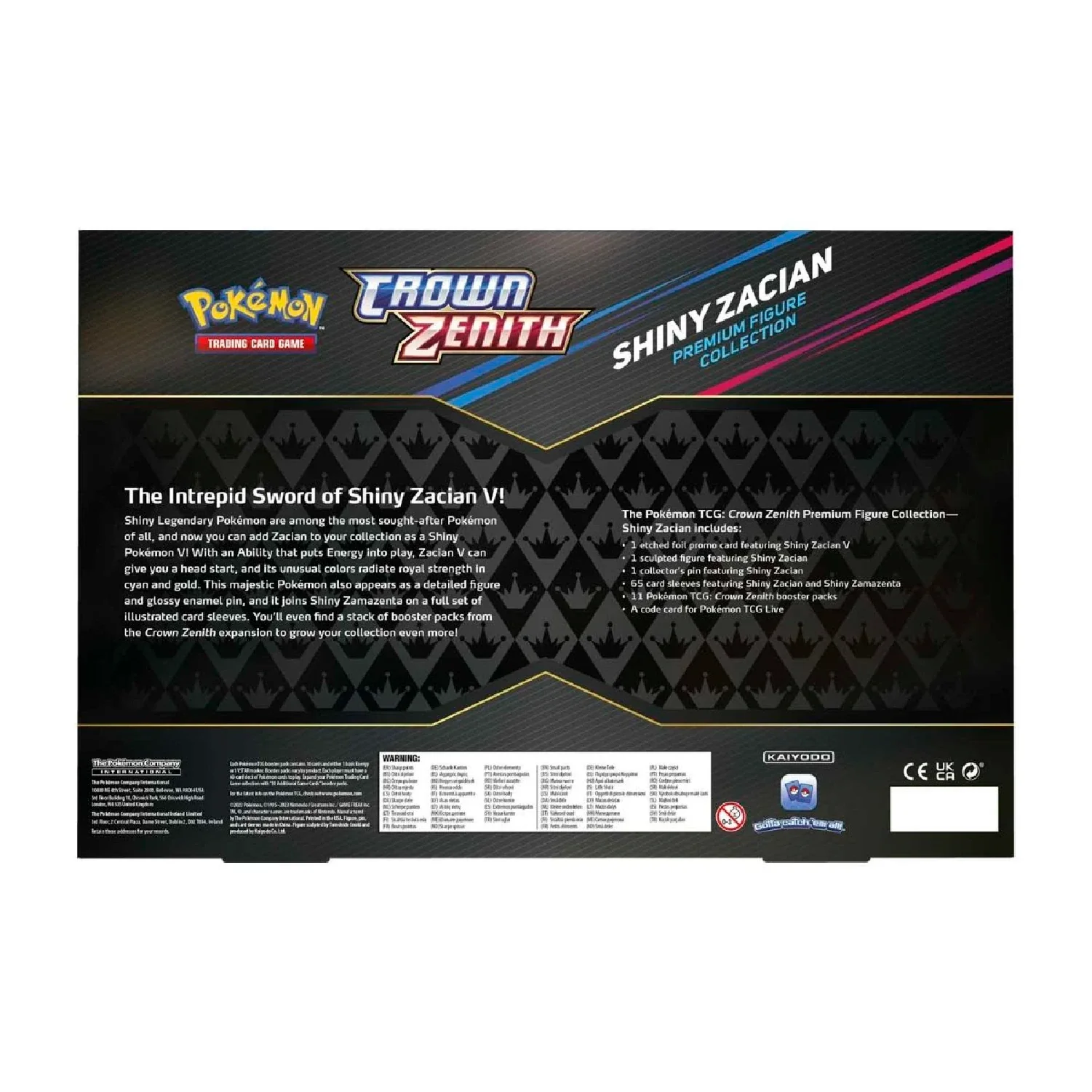 Pokemon TCG: Crown Zenith Premium Figure Collection (Shiny Zacian) - Image 3