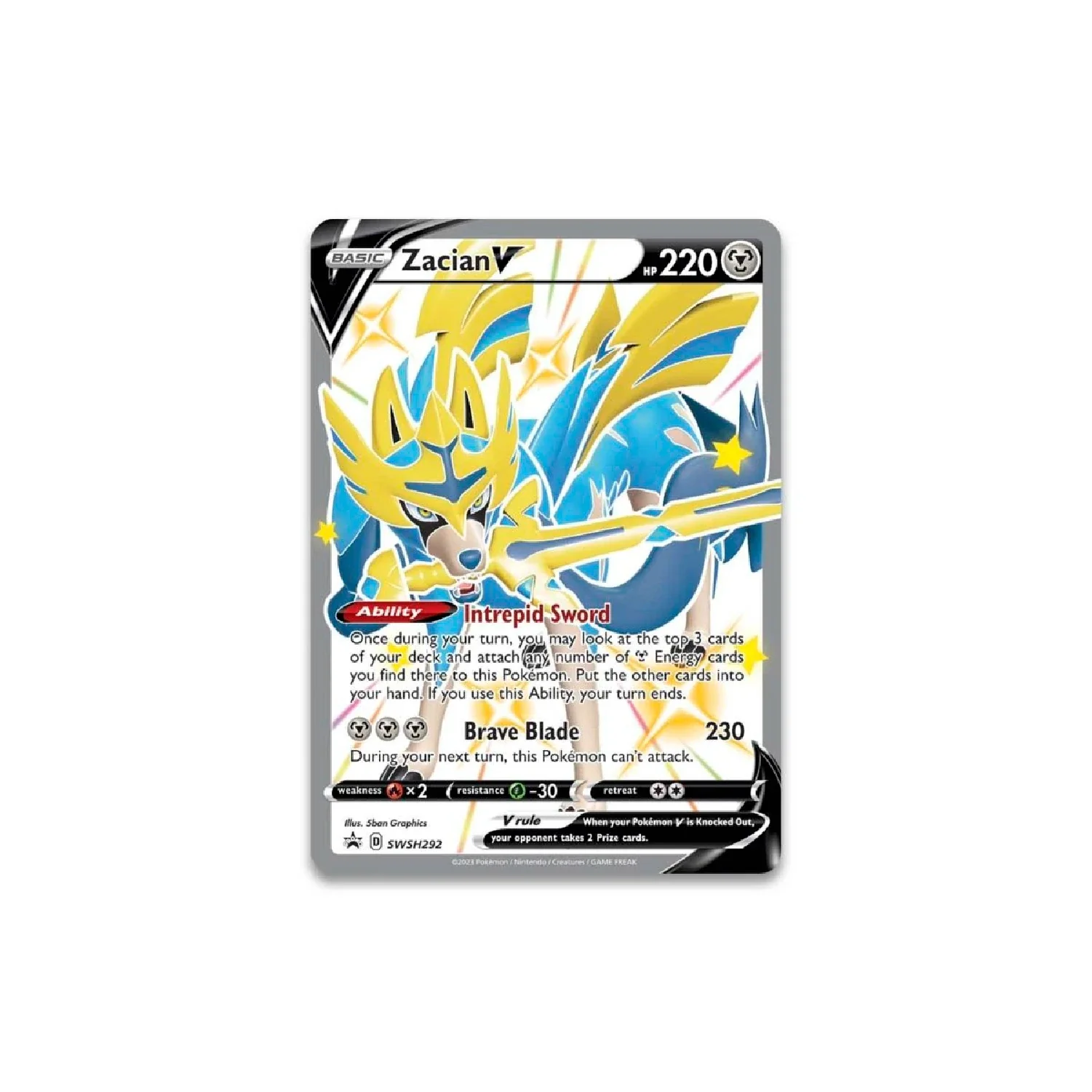 Pokemon TCG: Crown Zenith Premium Figure Collection (Shiny Zacian) - Image 4