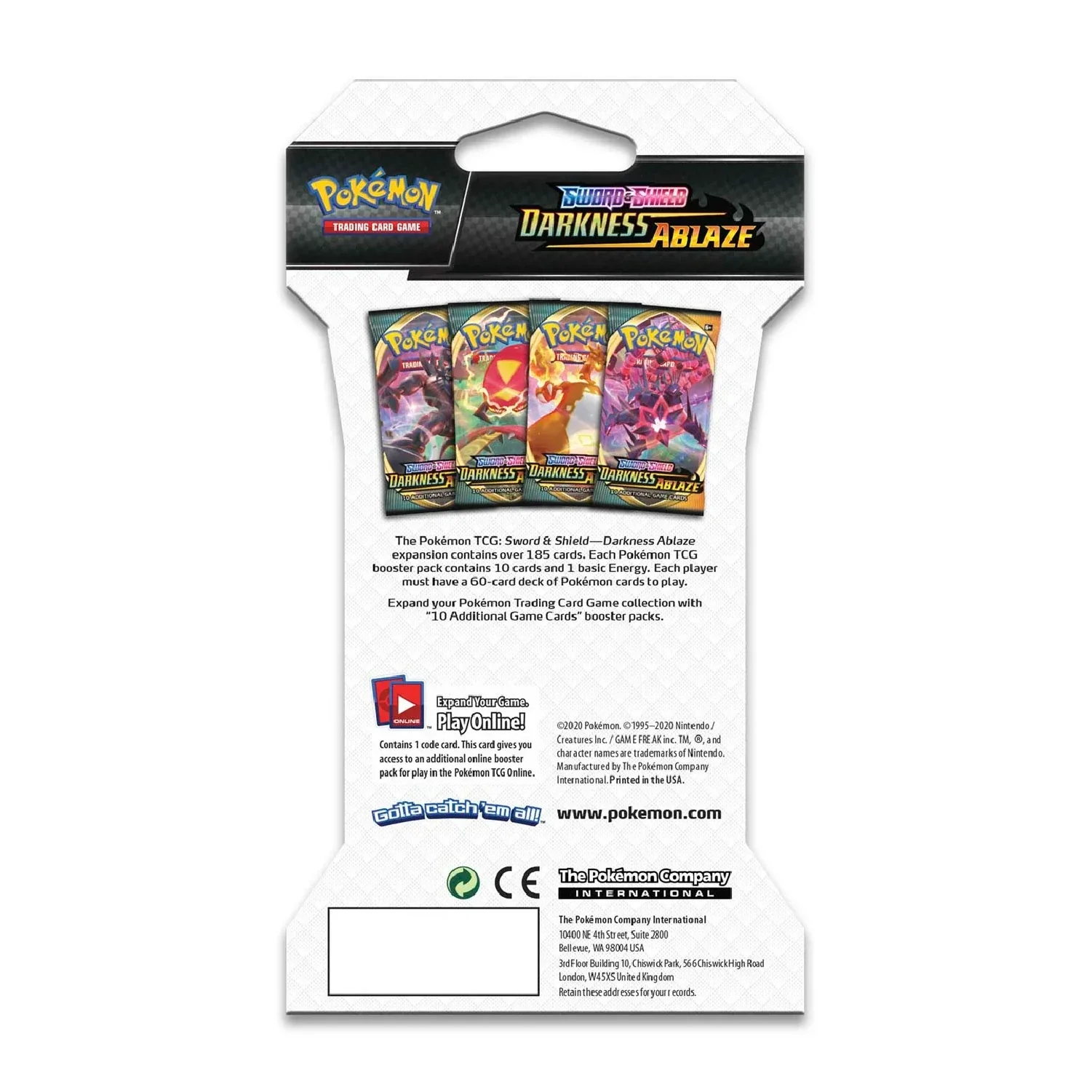 Pokemon TCG: Darkness Ablaze Sleeved Booster Pack - Image 5