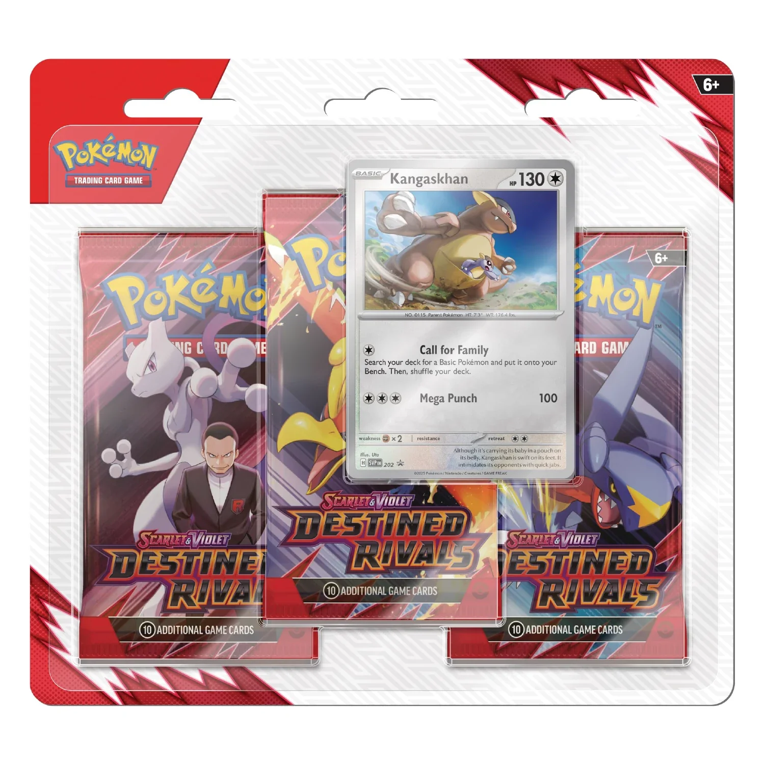 Pokemon TCG: Destined Rivals - 3-Pack Blister - Image 2
