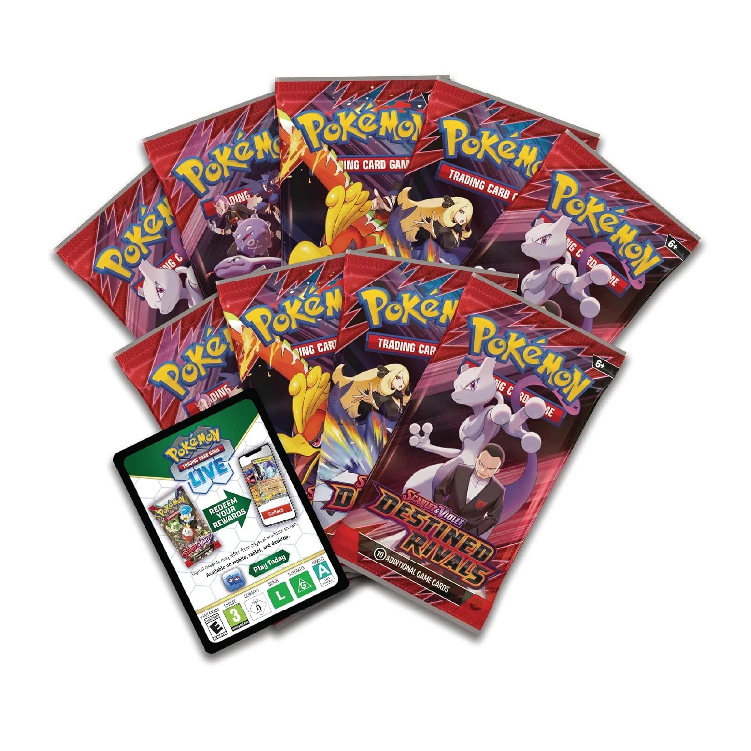 Pokemon TCG: Destined Rivals - Elite Trainer Box + Acrylic Display Case Bundle - Image 6