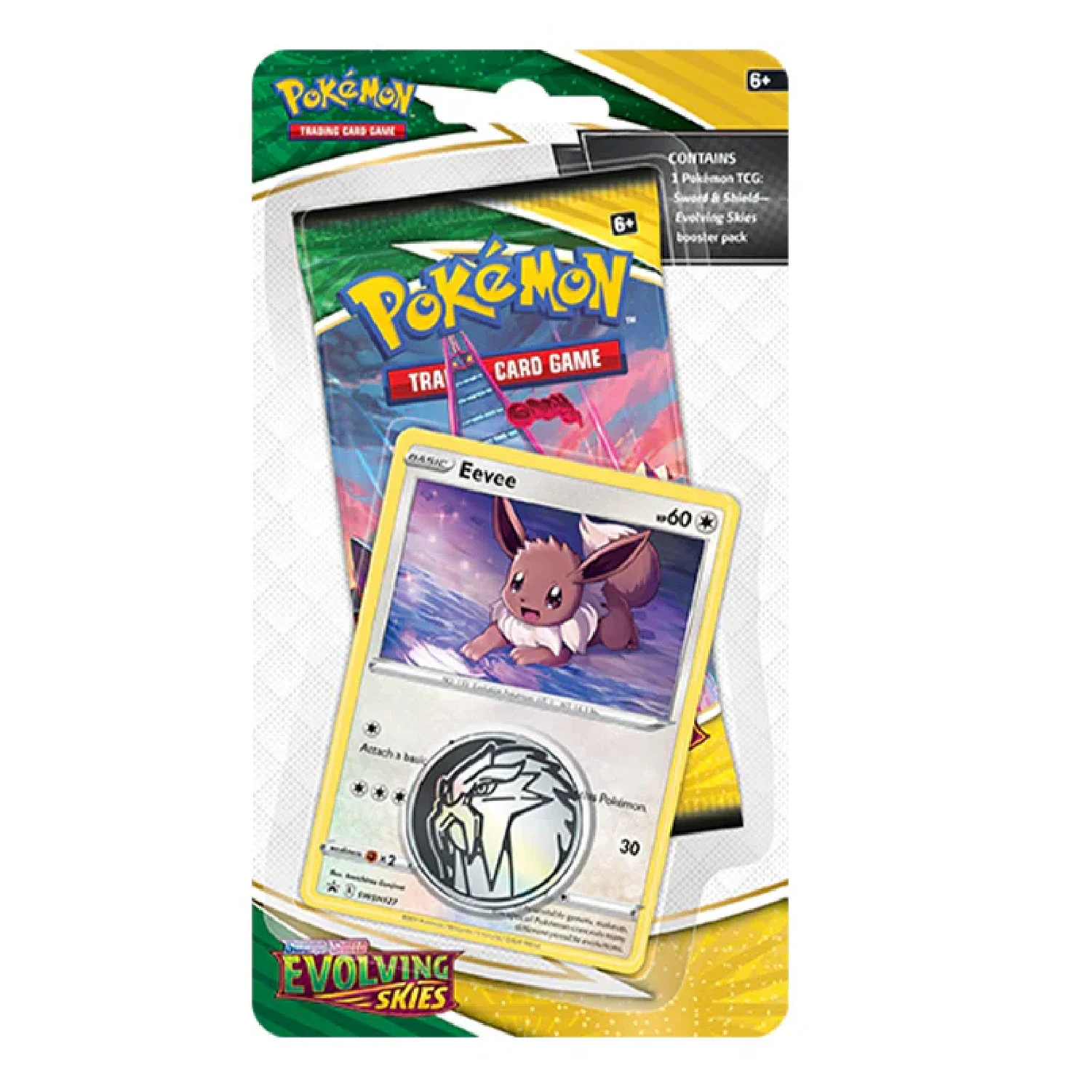 Pokemon TCG: Evolving Skies Checklane Blister Eevee