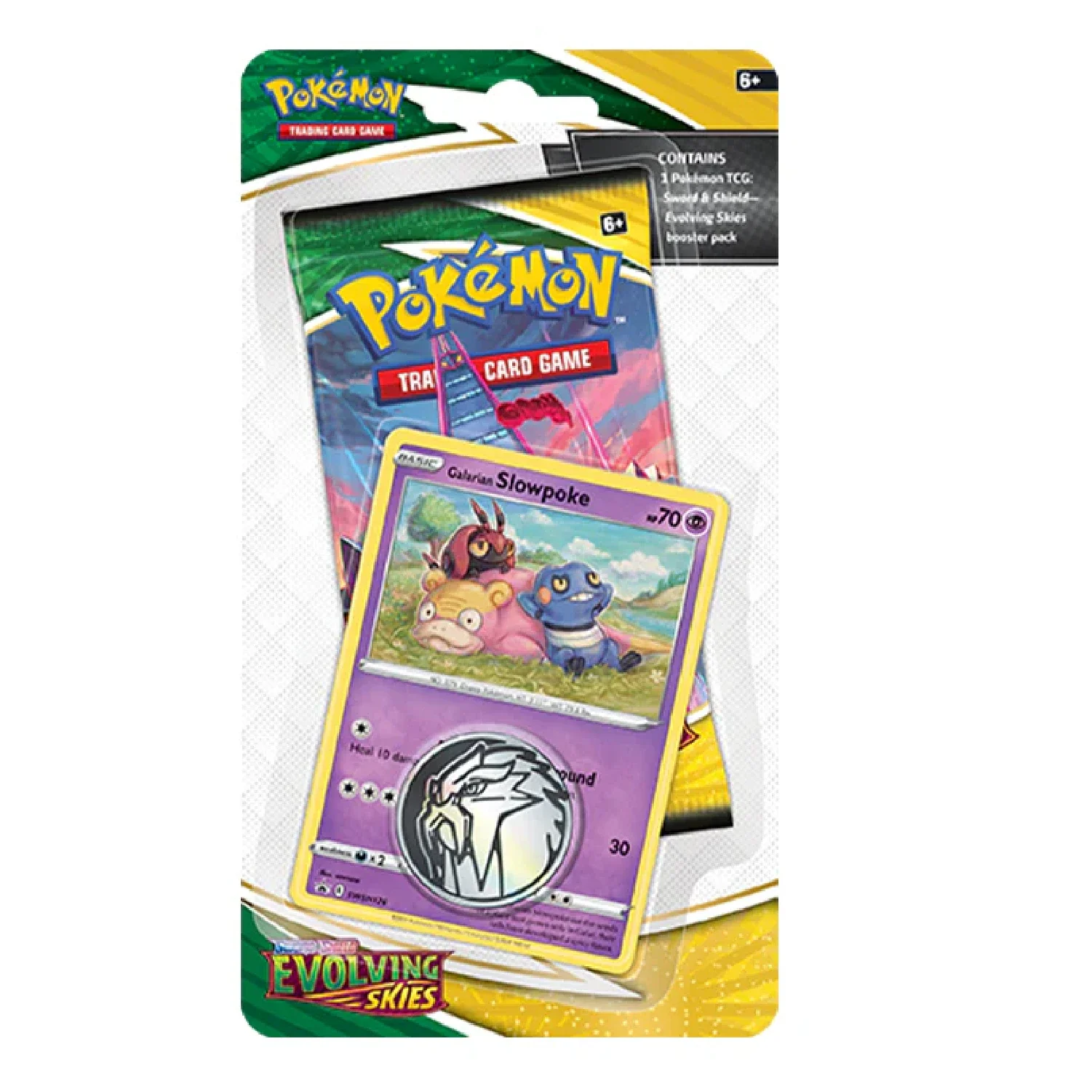 Pokemon TCG: Evolving Skies Checklane Blister Slowpoke
