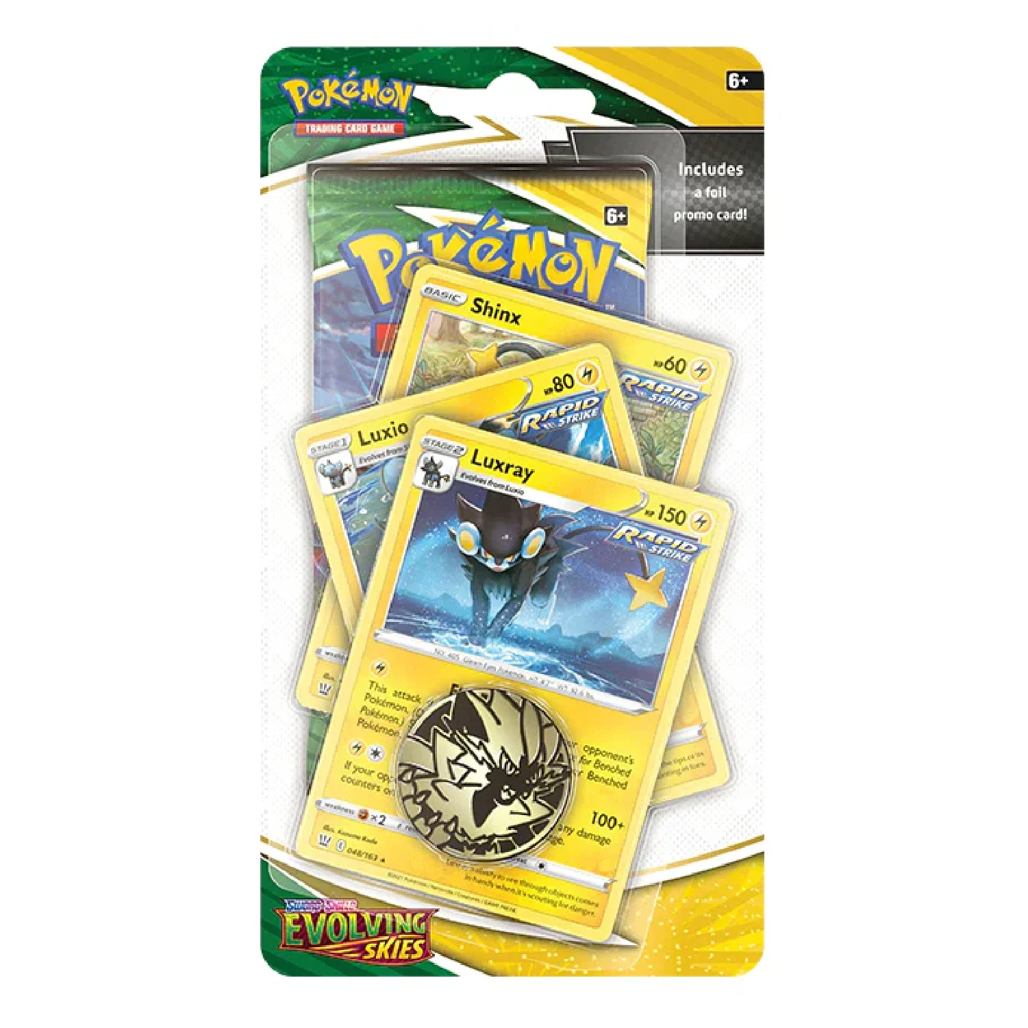 Pokemon TCG: Evolving Skies Premium Checklane Blister Luxray