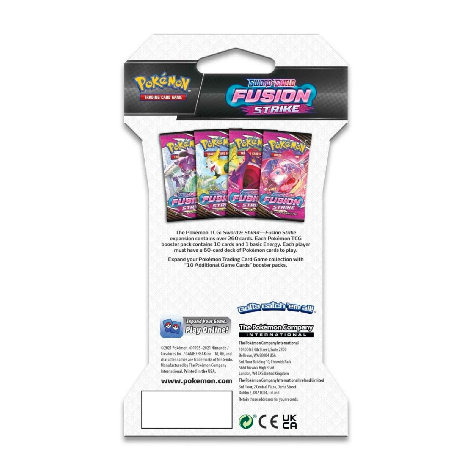 Pokemon TCG: Fusion Strike Sleeved Booster Pack - Image 5