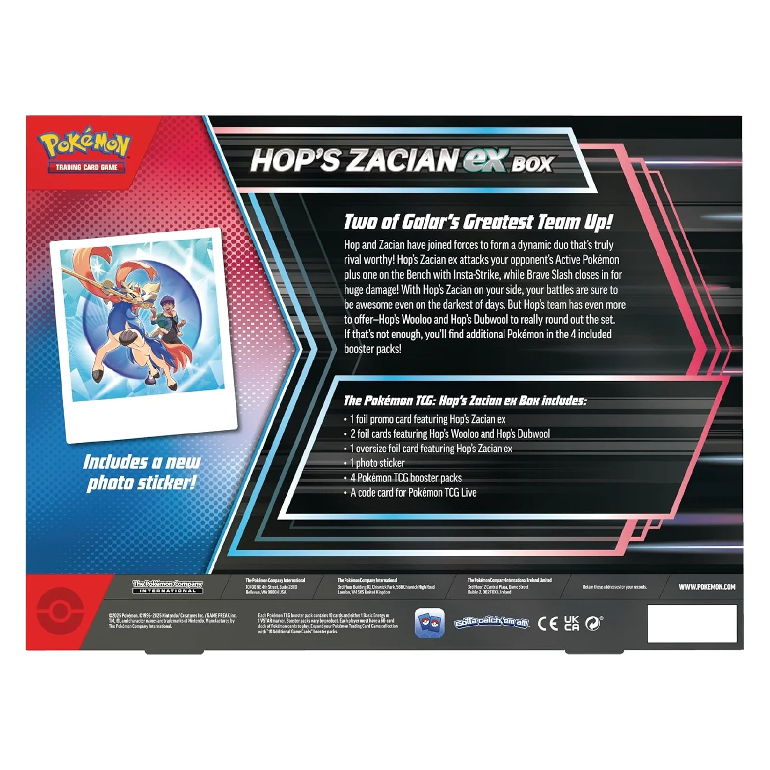 Pokemon TCG: Hops Zacian Ex Box - Image 3
