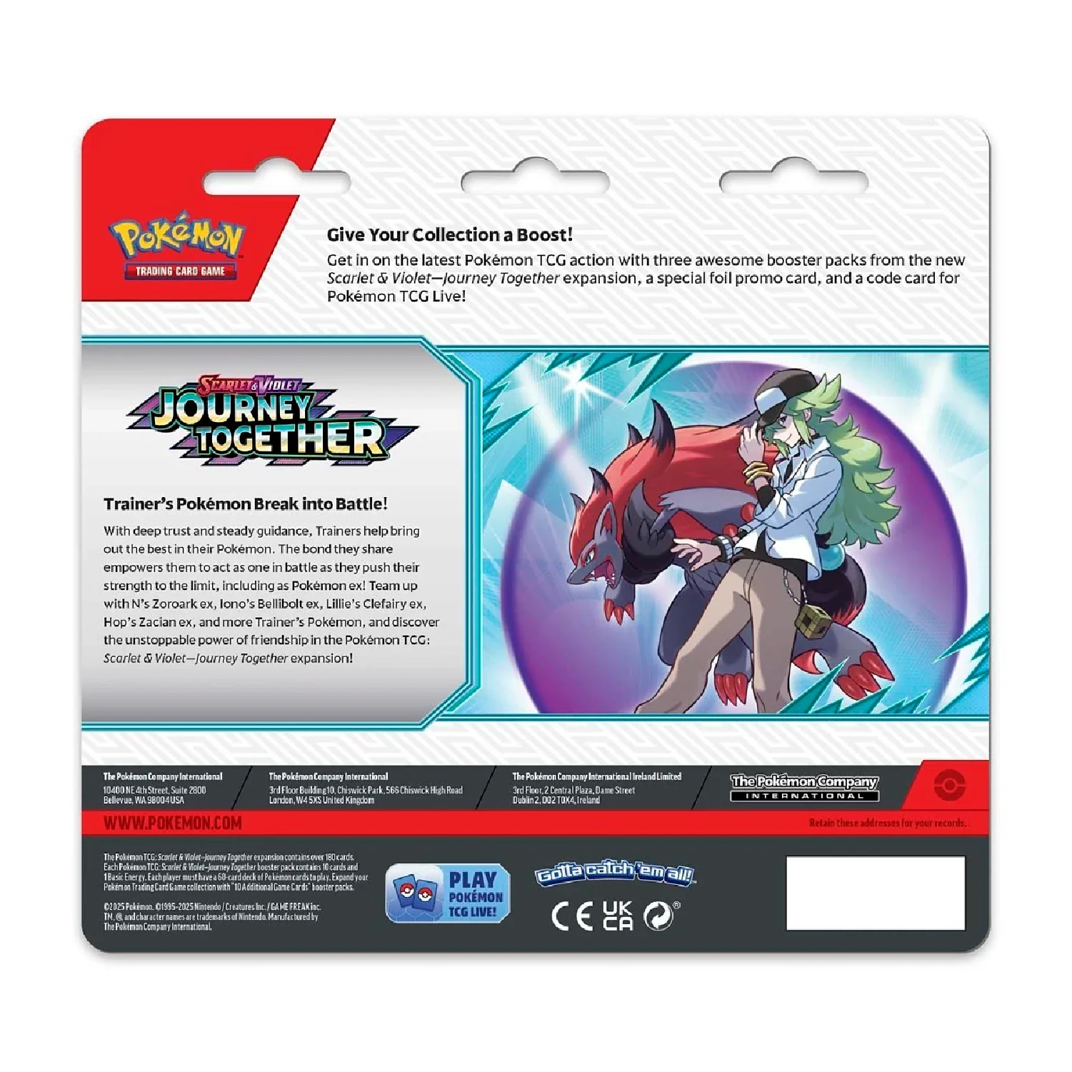 Pokemon TCG: Journey Together 3-Pack Blister - Image 3