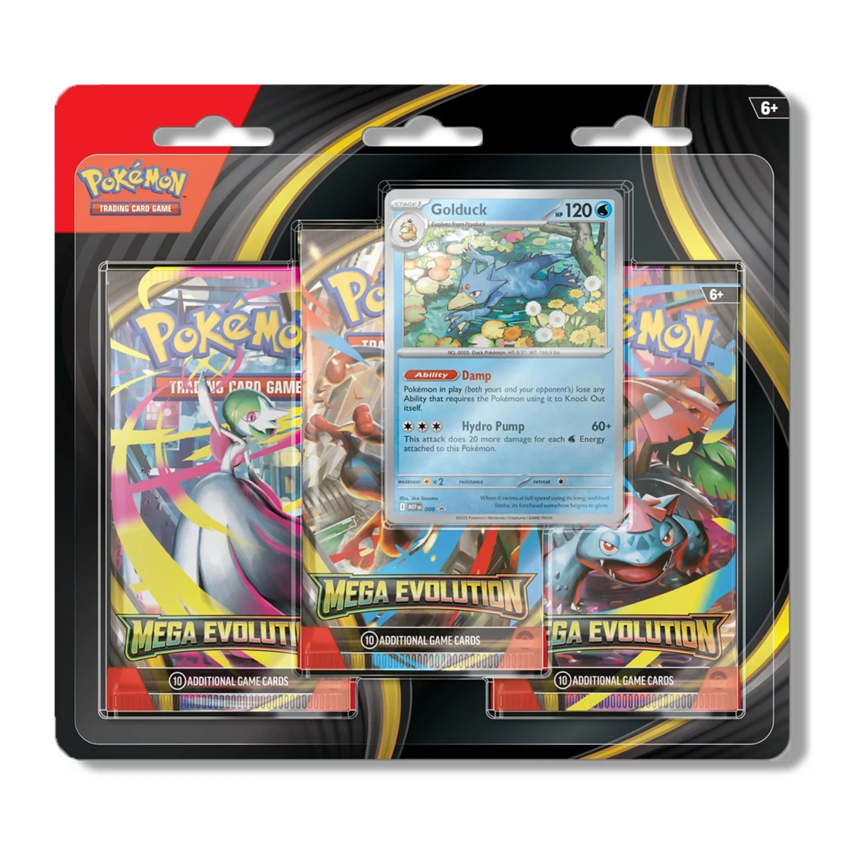 Pokemon TCG: Mega Evolutions - 3-Pack Blister