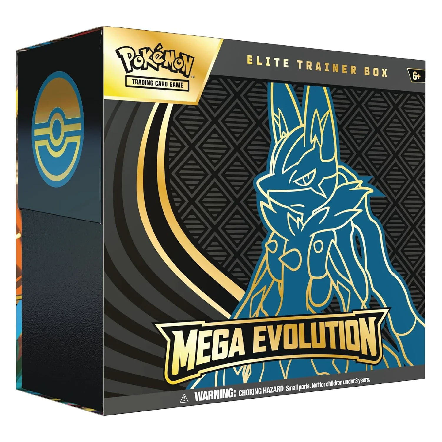 Pokemon TCG: Mega Evolution - Elite Trainer Box (Lucario) + Acrylic Display Case Bundle - Image 2
