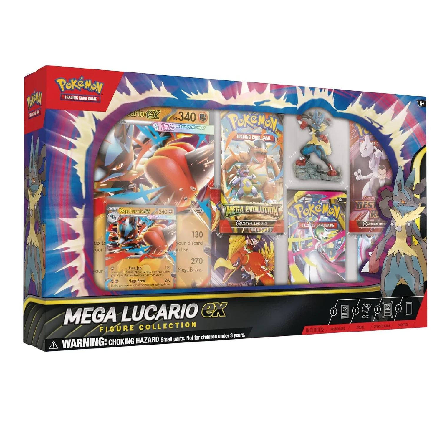 Pokemon TCG: Mega Lucario ex Figure Collection