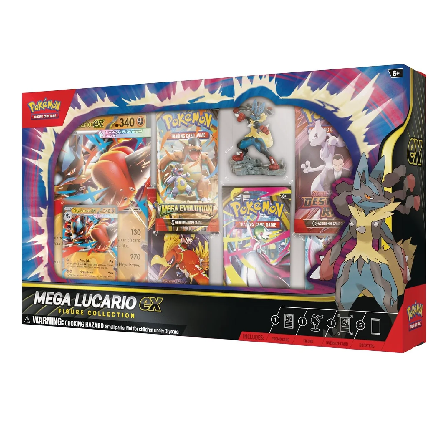 Pokemon TCG: Mega Lucario ex Figure Collection - Image 3