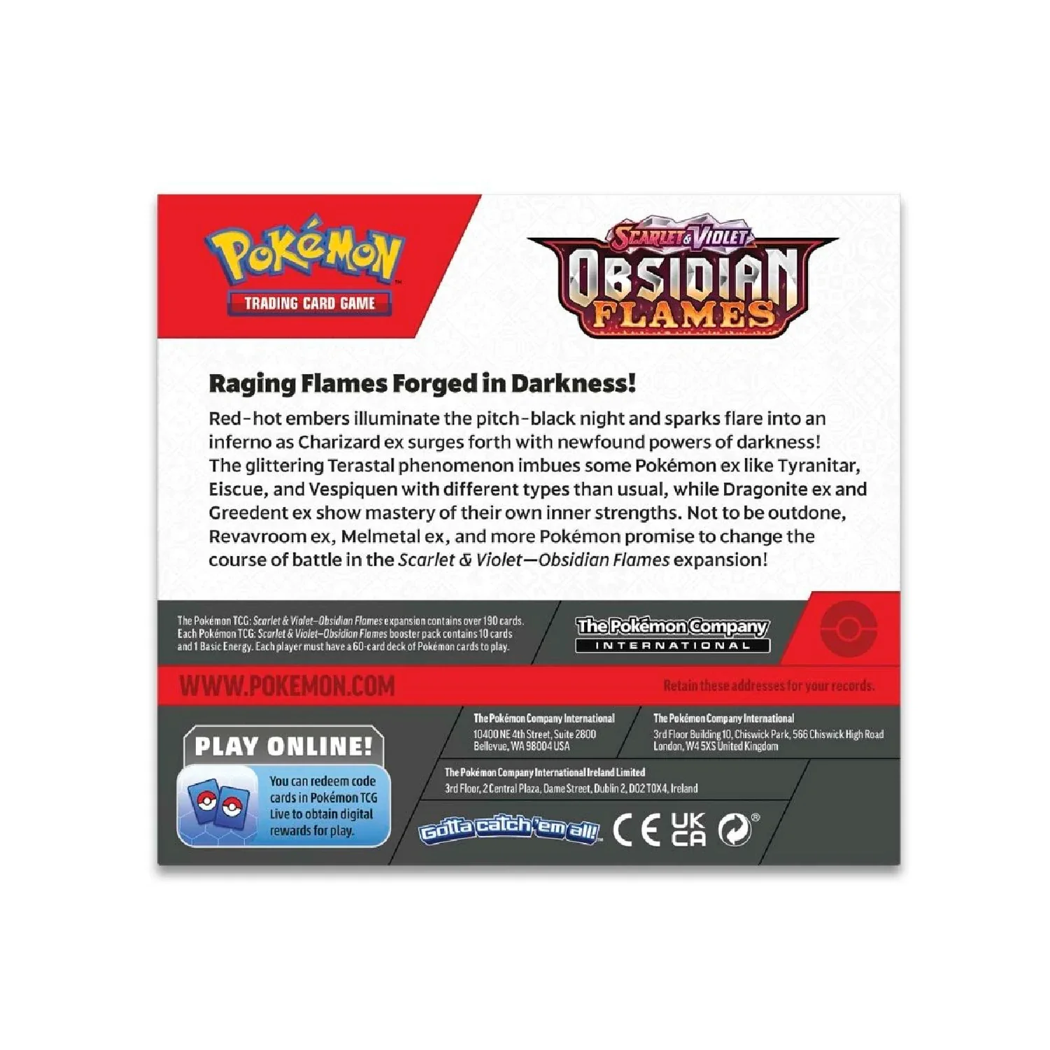 Pokemon TCG: Obsidian Flames - 6x Booster Box [Sealed Case] - Image 10