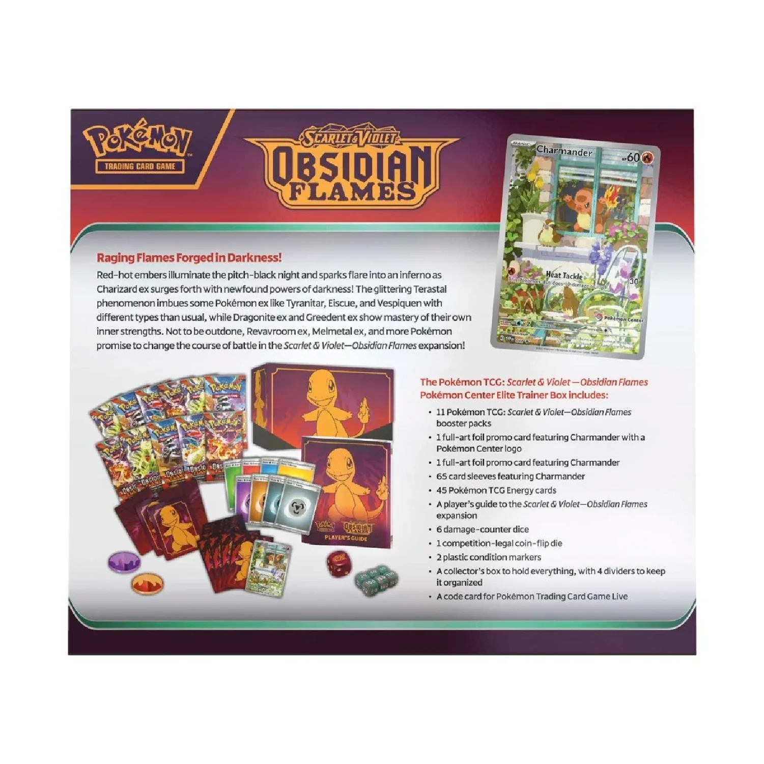 Pokemon TCG: Obsidian Flames - Elite Trainer Box - Image 11