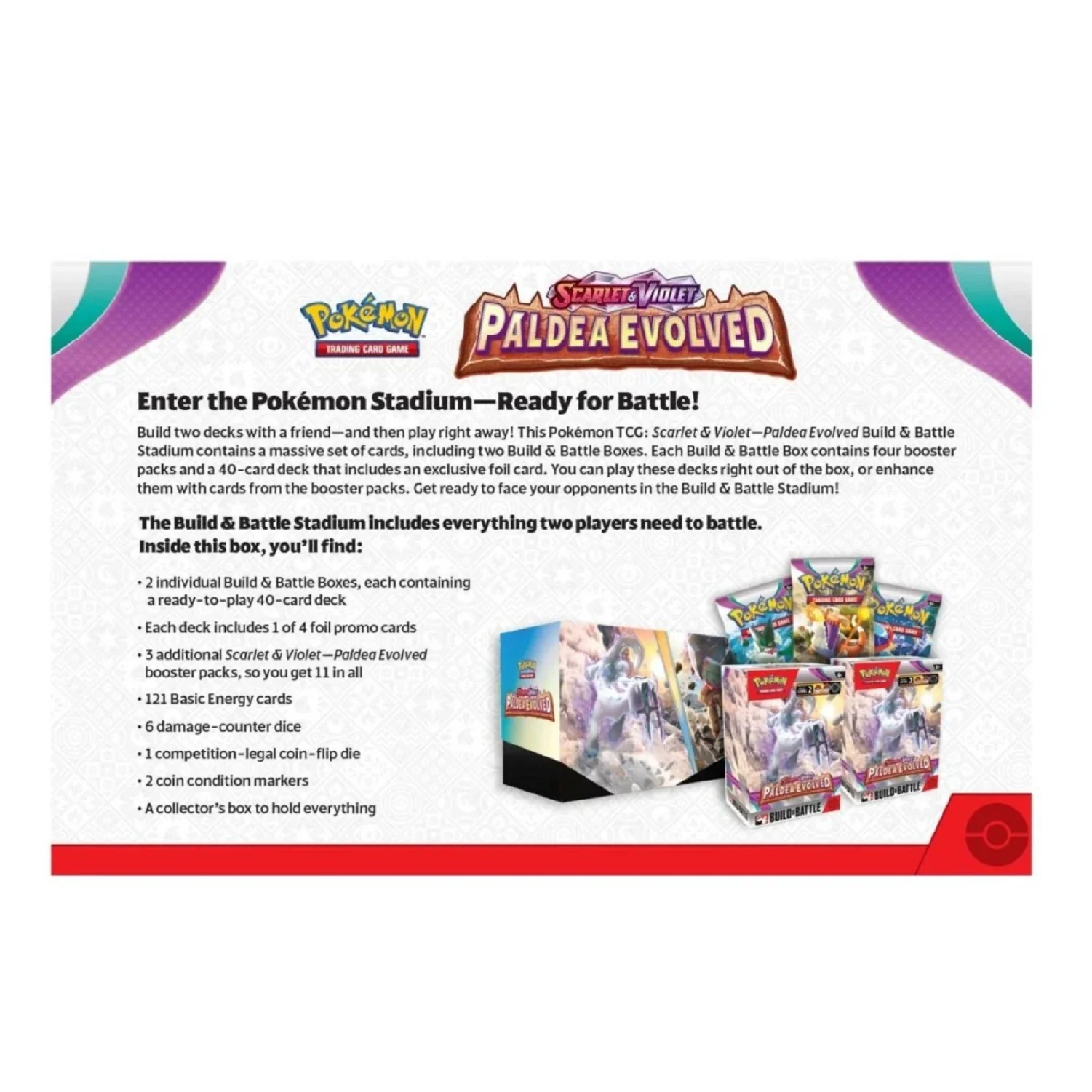Pokemon TCG: Paldea Evolved - Build & Battle Stadium - Image 5