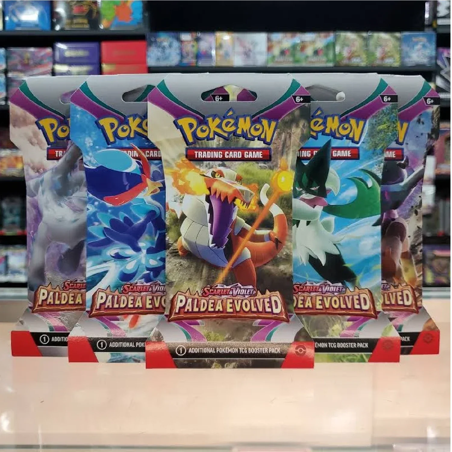 Pokemon TCG: Paldea Evolved - Sleeved Booster Pack - Image 5
