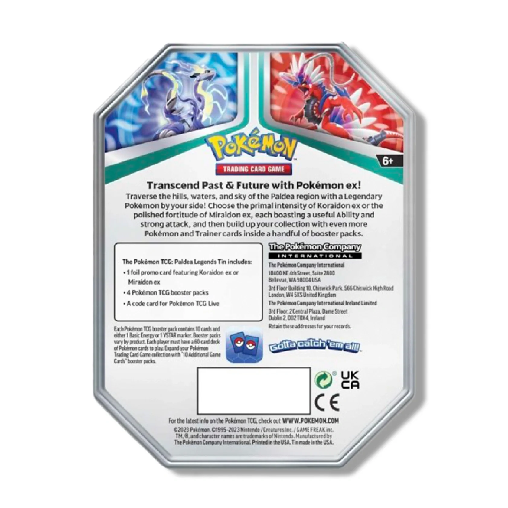 Pokemon TCG: Paldea Legends Tin - Image 3