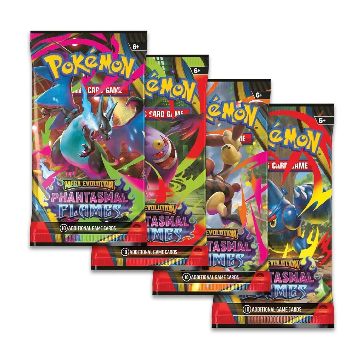 Pokemon TCG: Phantasmal Flames - 3 pack Blister (Weavile) - Image 3