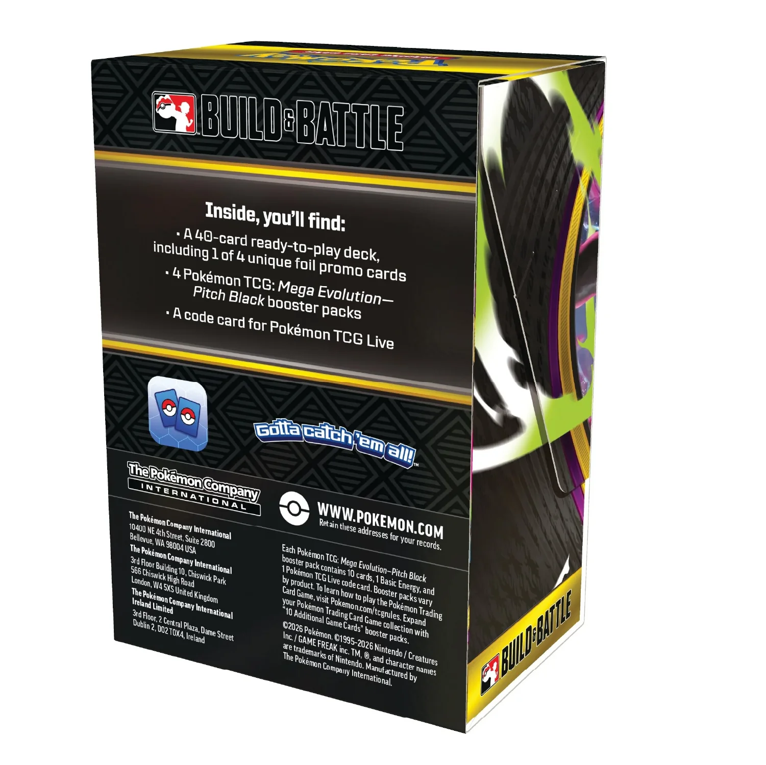 Pokemon TCG:  Pitch Black - Build and Battle Box - Image 3