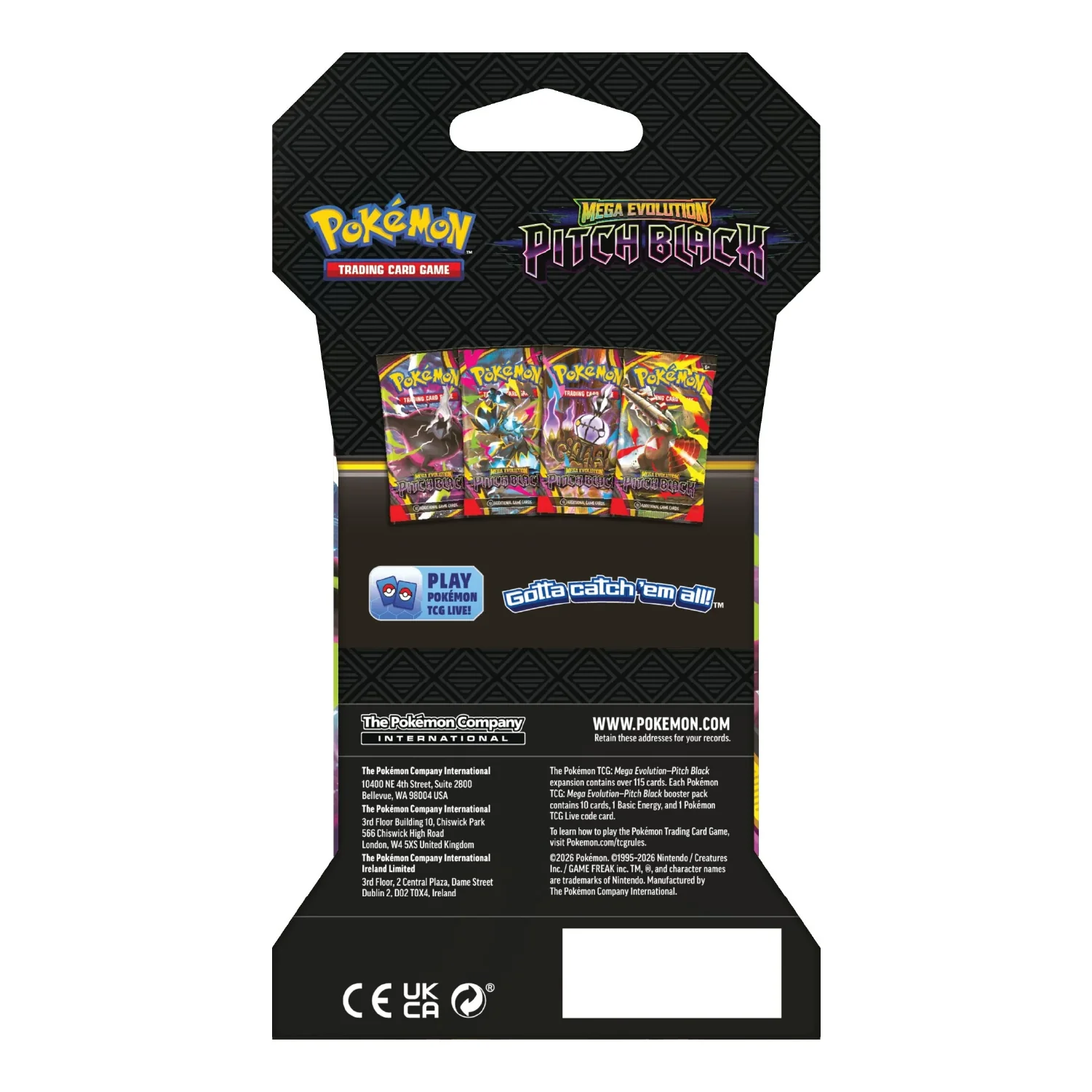 Pokemon TCG:  Pitch Black - Sleeved Booster Pack - Image 5