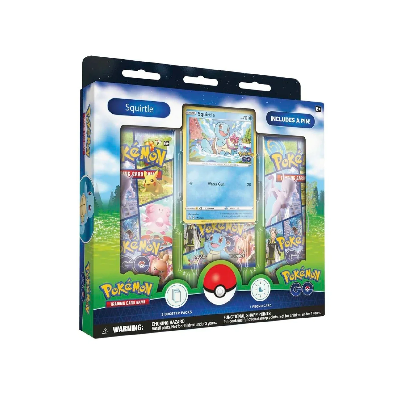 Pokemon TCG: Pokemon GO Pin Collection (Squirtle)