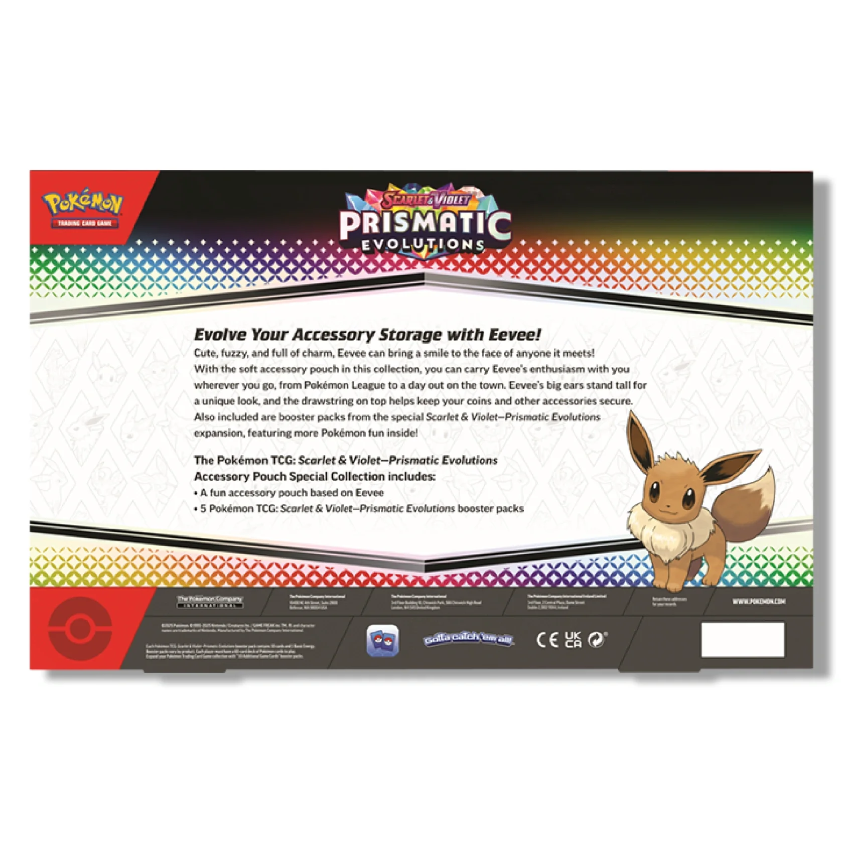 Pokemon TCG: Prismatic Evolutions - Accessory Pouch Special Collection - Image 2