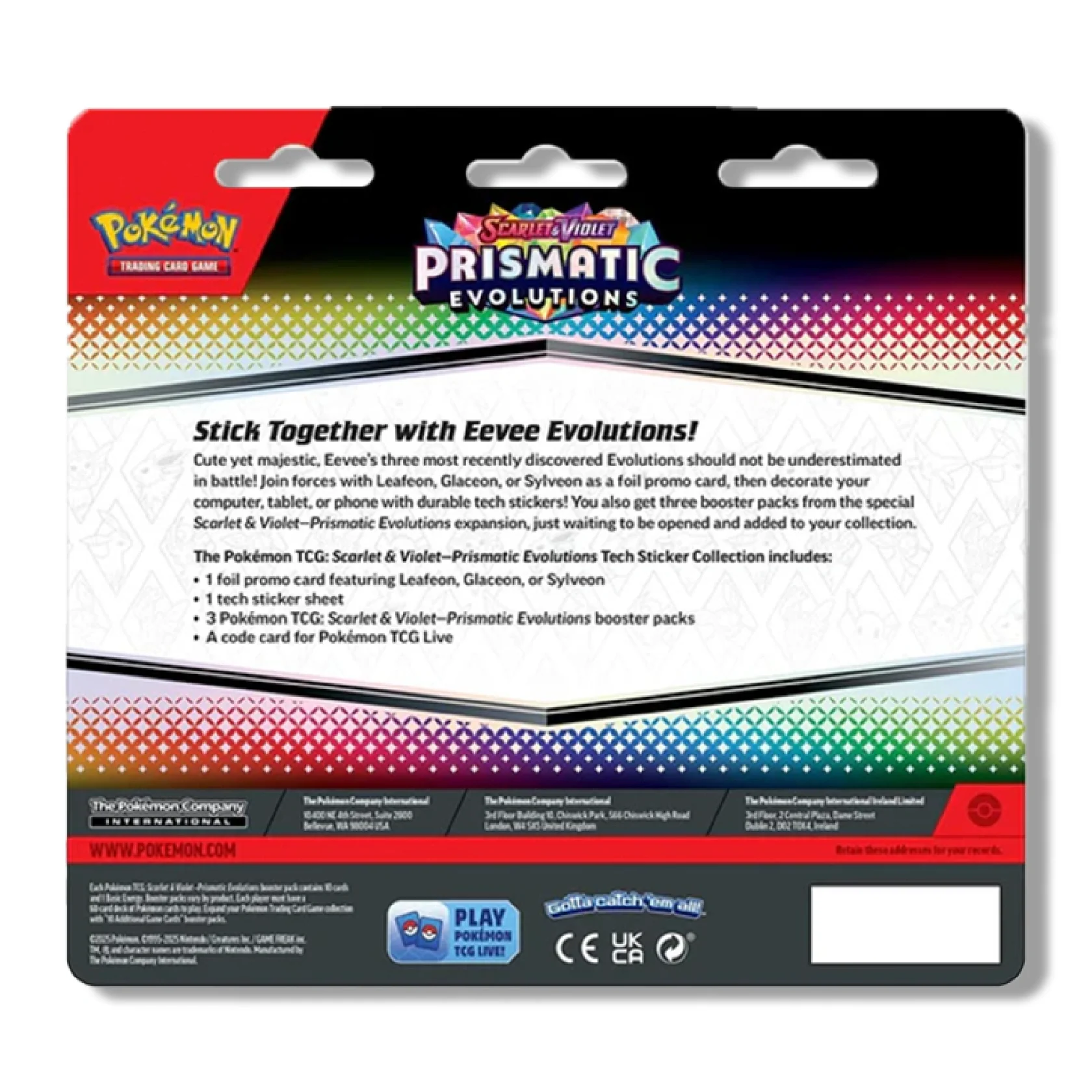 Pokemon TCG: Prismatic Evolutions - Tech Sticker Art Set Bundle - Image 3