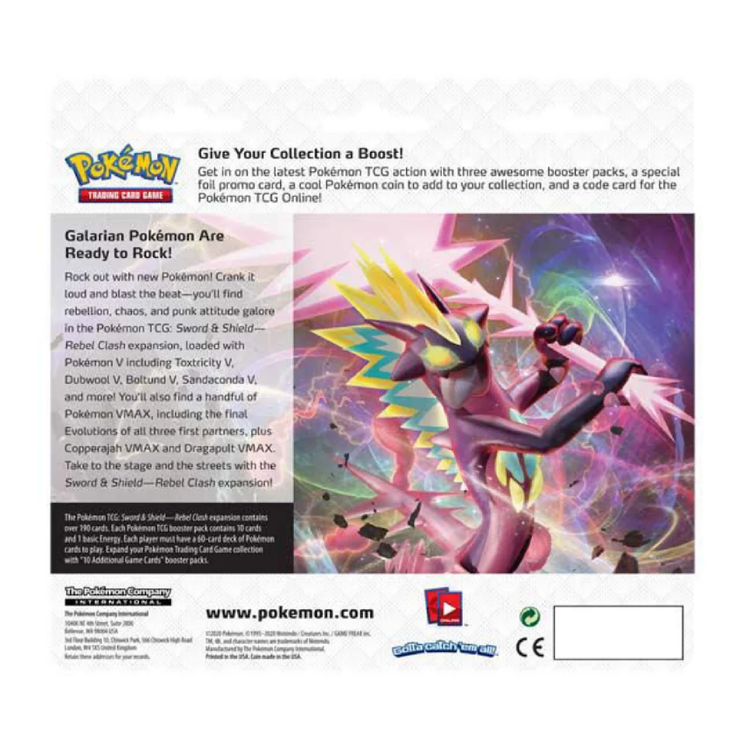 Pokemon TCG: Rebel Clash 3 Pack Blister Duraludon - Image 4