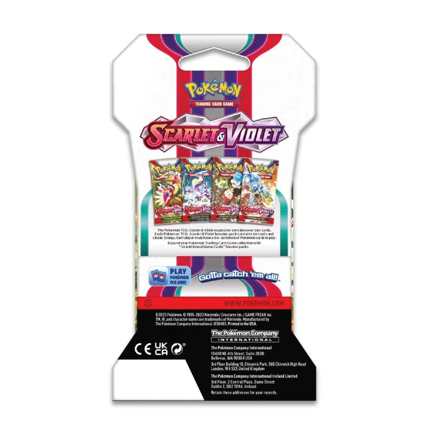 Pokemon TCG: Scarlet & Violet: Base Set - Sleeved Booster Pack - Image 5