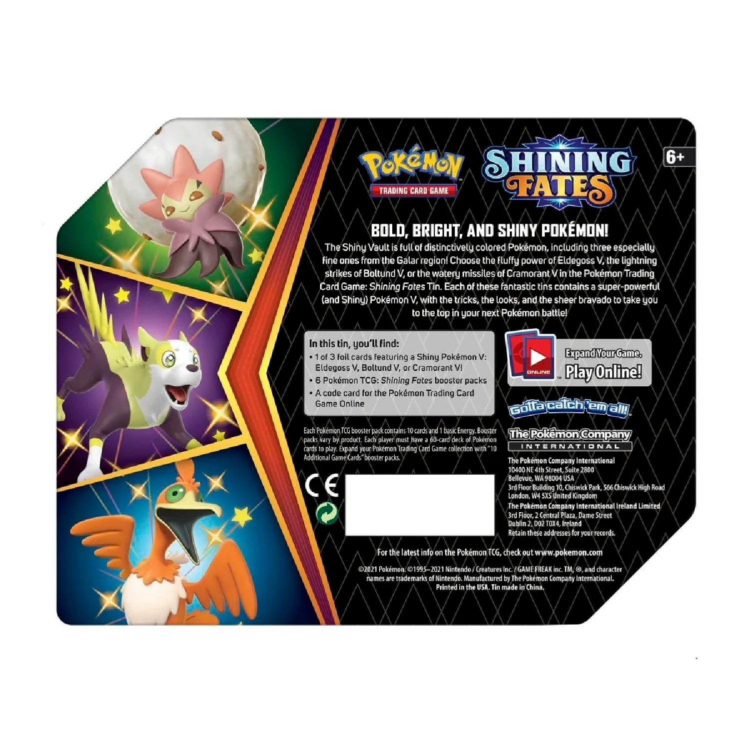 Pokemon TCG: Shinning Fates Tin Eldegoss V - Image 2