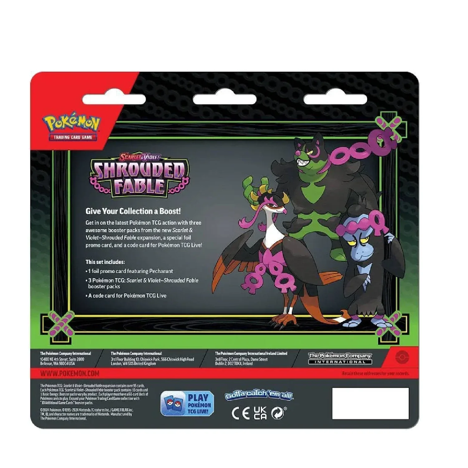 Pokemon TCG: Shrouded Fable - 3-Pack Blister - Image 3