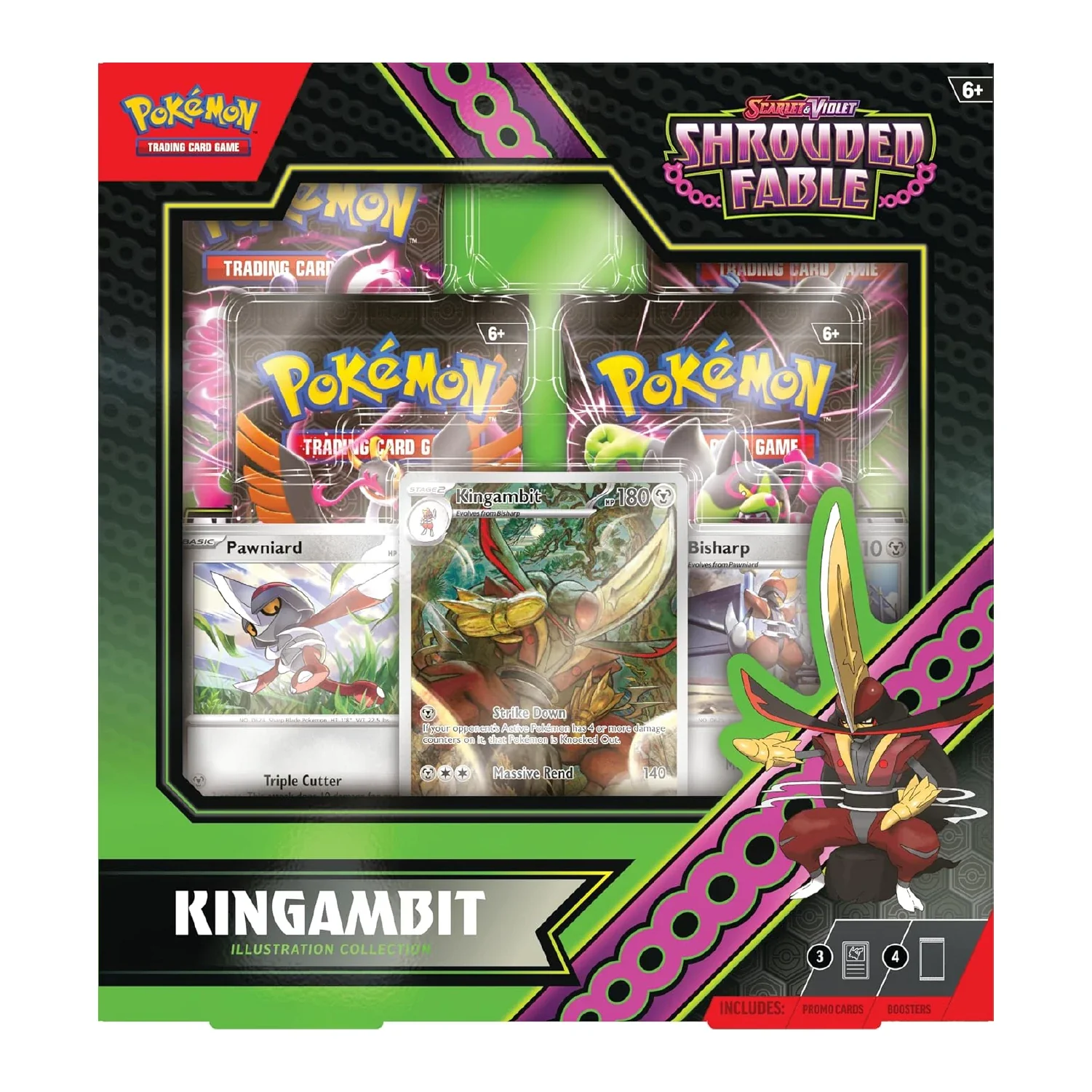 Pokemon TCG: Shrouded Fable - Illustration Collection (4 Packs) - Image 4