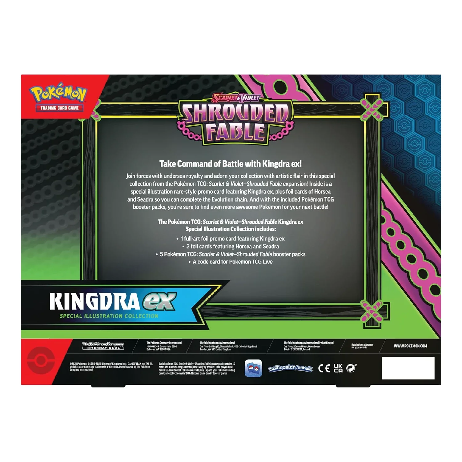 Pokemon TCG: Shrouded Fable - Special Illustration Collection (Kingdra/Greninja) - Image 4