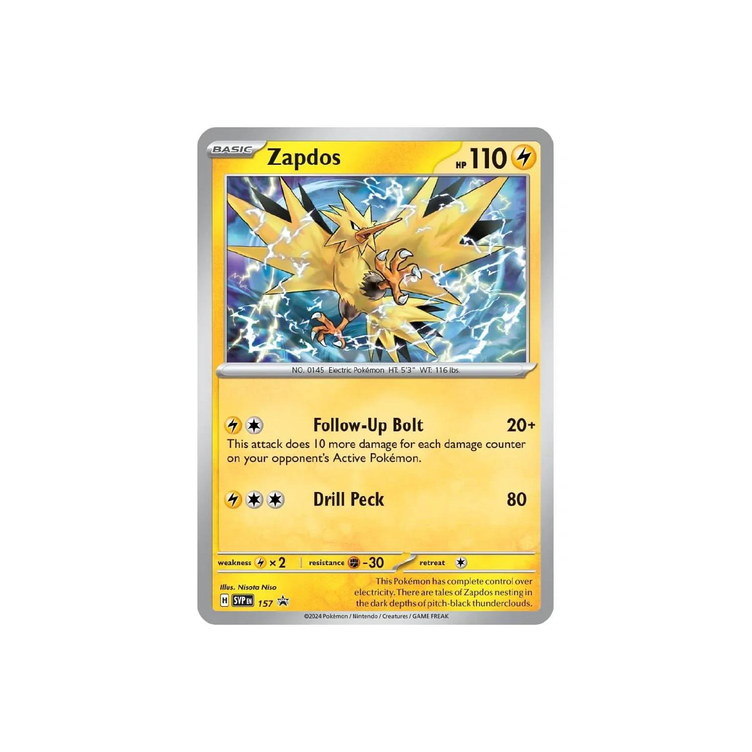 Pokemon TCG: Surging Sparks 3-Pack Blister (Zapdos Promo) - Image 4
